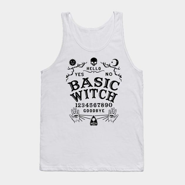 Basic Witch Ouija Board Tank Top by Tshirt Samurai